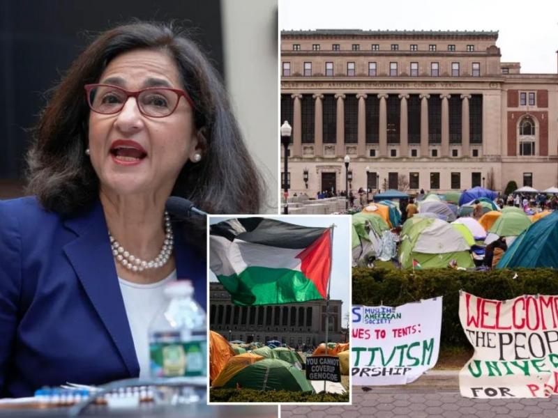 Πανεπιστήμιο Κολούμπια: Πρόταση μομφής κατά της προέδρου από καθηγητές γιατί κάλεσε την αστυνομία για τους διαδηλωτές