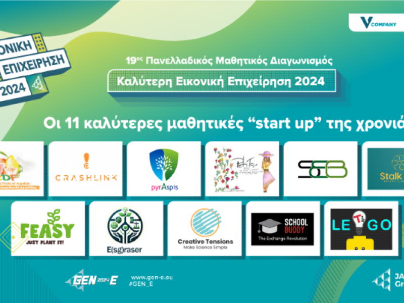 Έντεκα μαθητικές εικονικές επιχειρήσεις στον ελληνικό τελικό του Junior Achievement Greece
