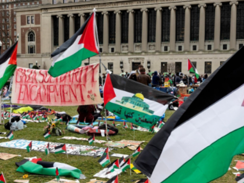 Πανεπιστήμιο Κολούμπια: «Μοιράζει» αποβολές στους φοιτητές που συνεχίζουν τις φιλοπαλαιστινιακές διαδηλώσεις