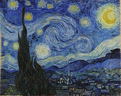 έναστρη νύχτα The Starry Night, Vincent van Gogh