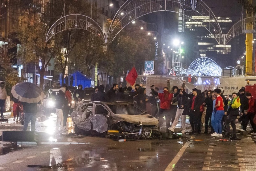 Επεισόδια στις Βρυξέλλες για το Μουντιάλ