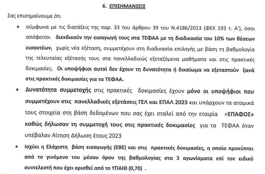 ταφαα επισημανσεις