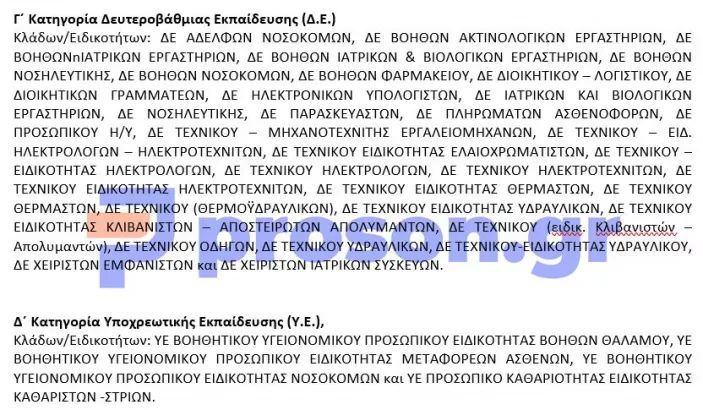 deyterobathmias.jpg νοσοκομεία ειδικότητες
