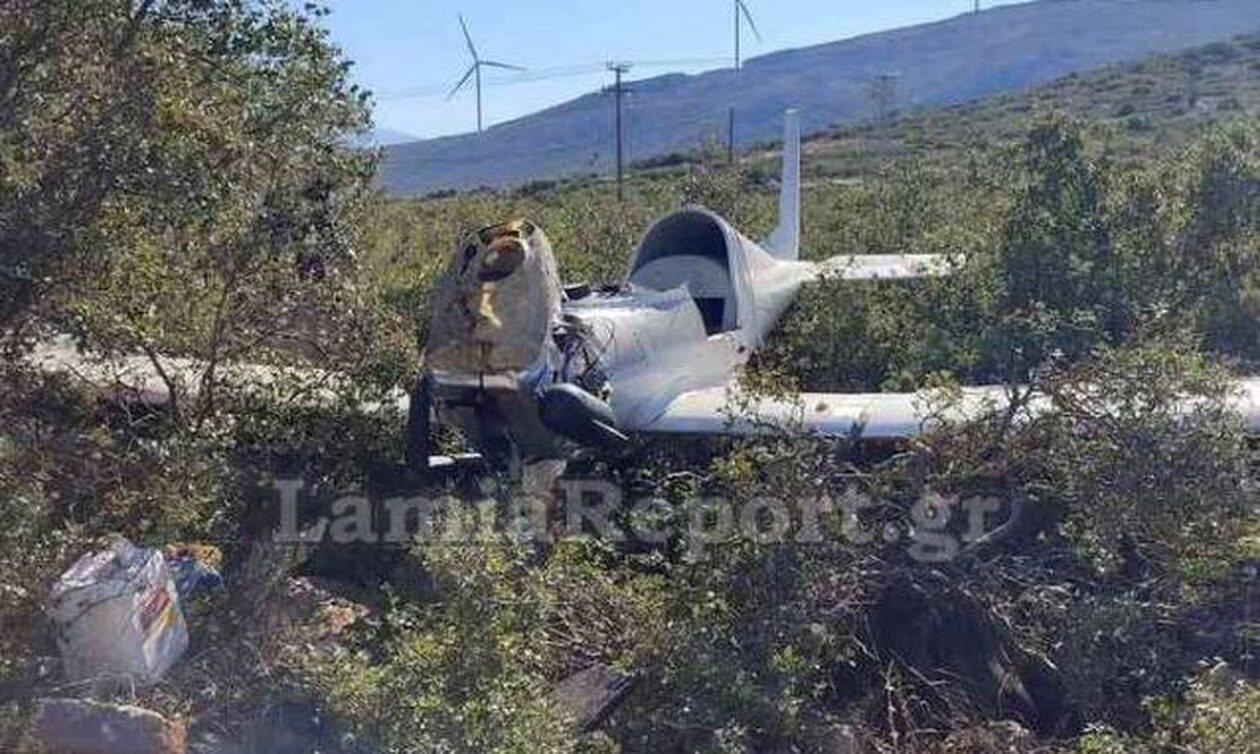 Συντριβή αεροσκάφους στη Θήβα