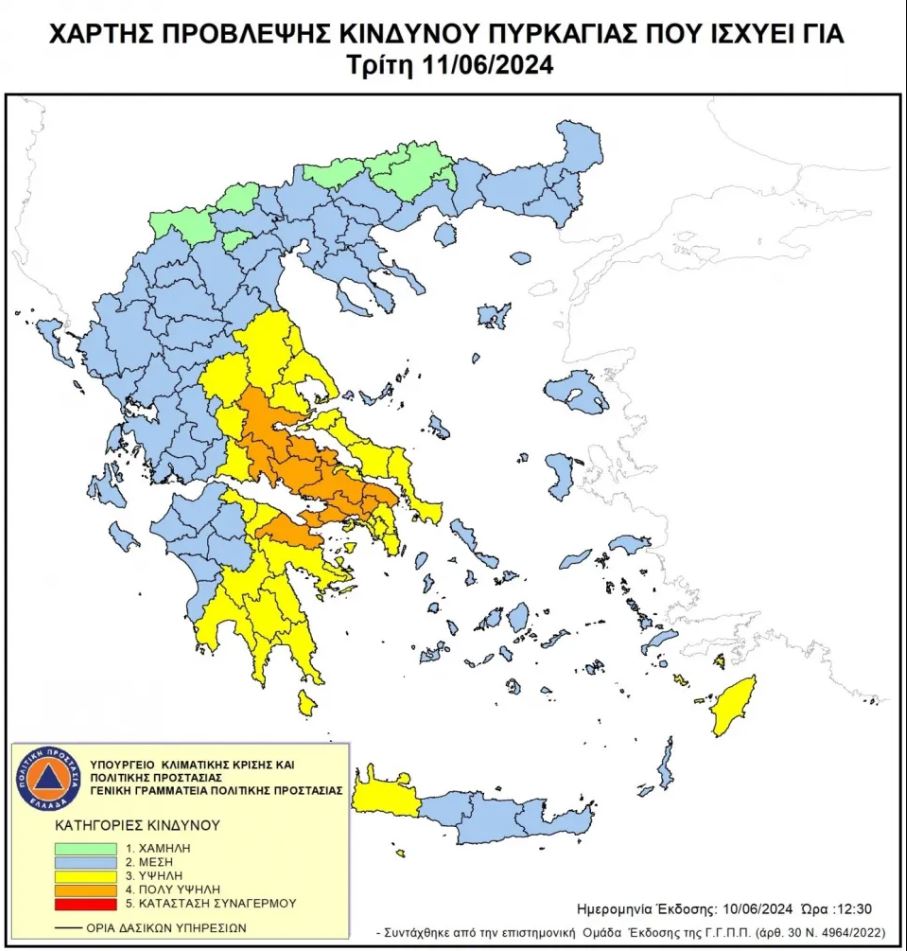 kindynos pyrkagias