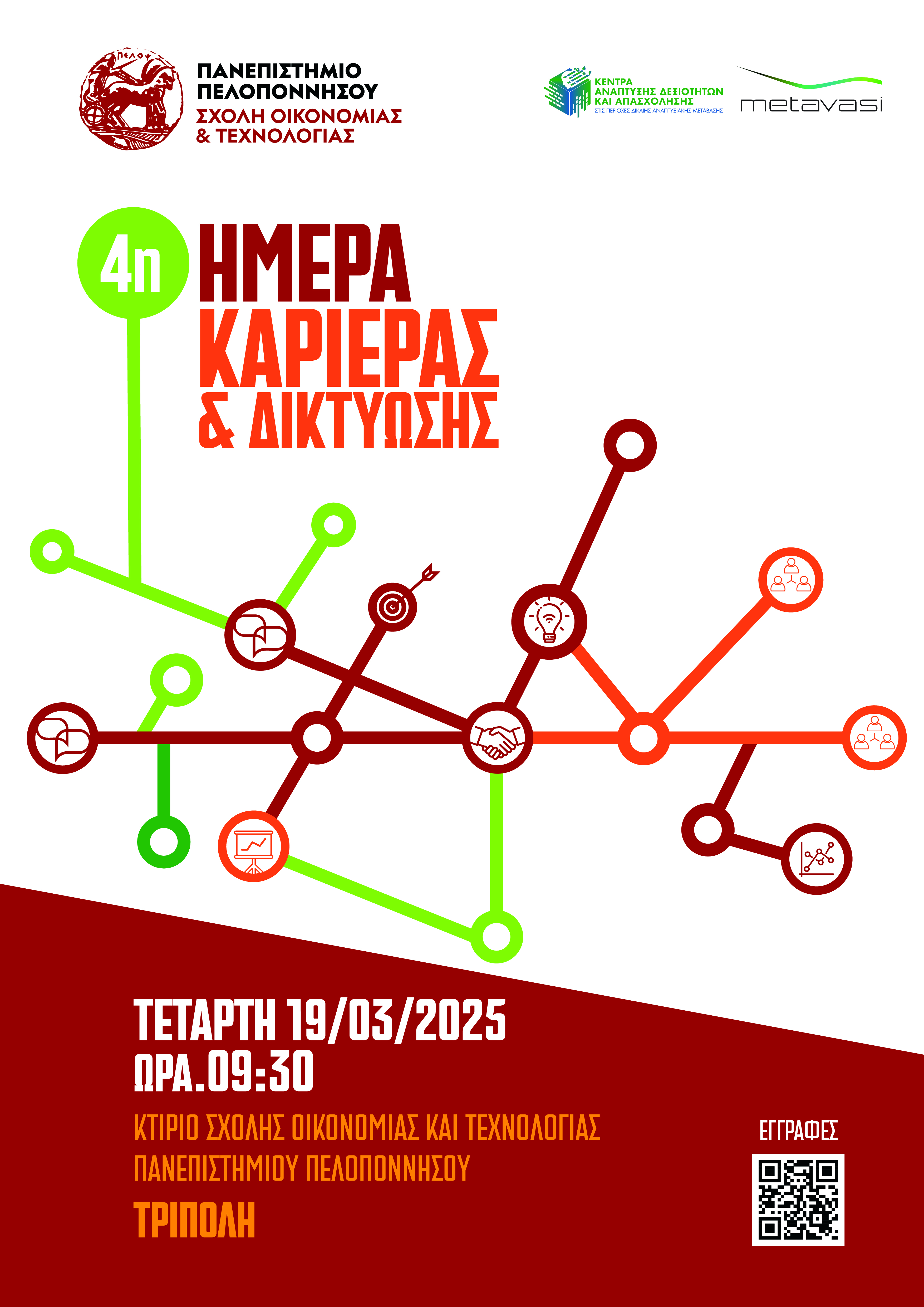 Αφίσα για ημέρες καριέρας