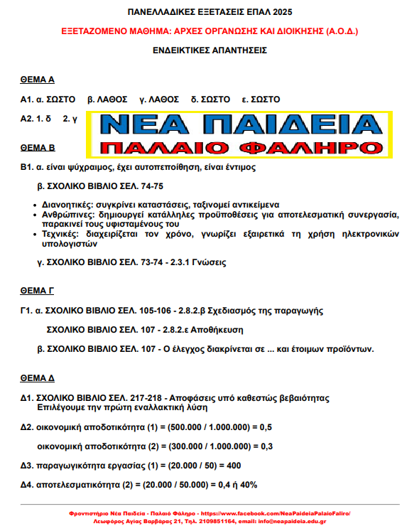 nea_paideia_palaio_faliro_-_aode_2025.png Απαντήσεις στο μάθημα ΑΟΔ για τις Πανελλήνιες εξετάσεις 2025 από τα φροντιστήρια Νέα Παιδεία