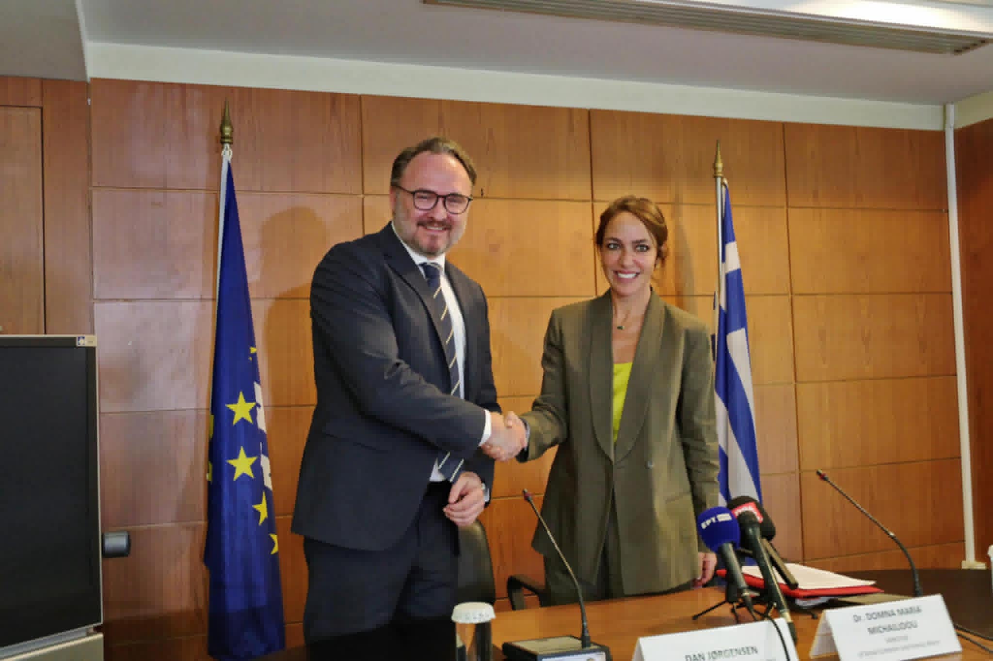 domna-michailidou1.jpg Συνάντηση Δόμνας Μιχαηλίδου με τον Ευρωπαίο Επίτροπο