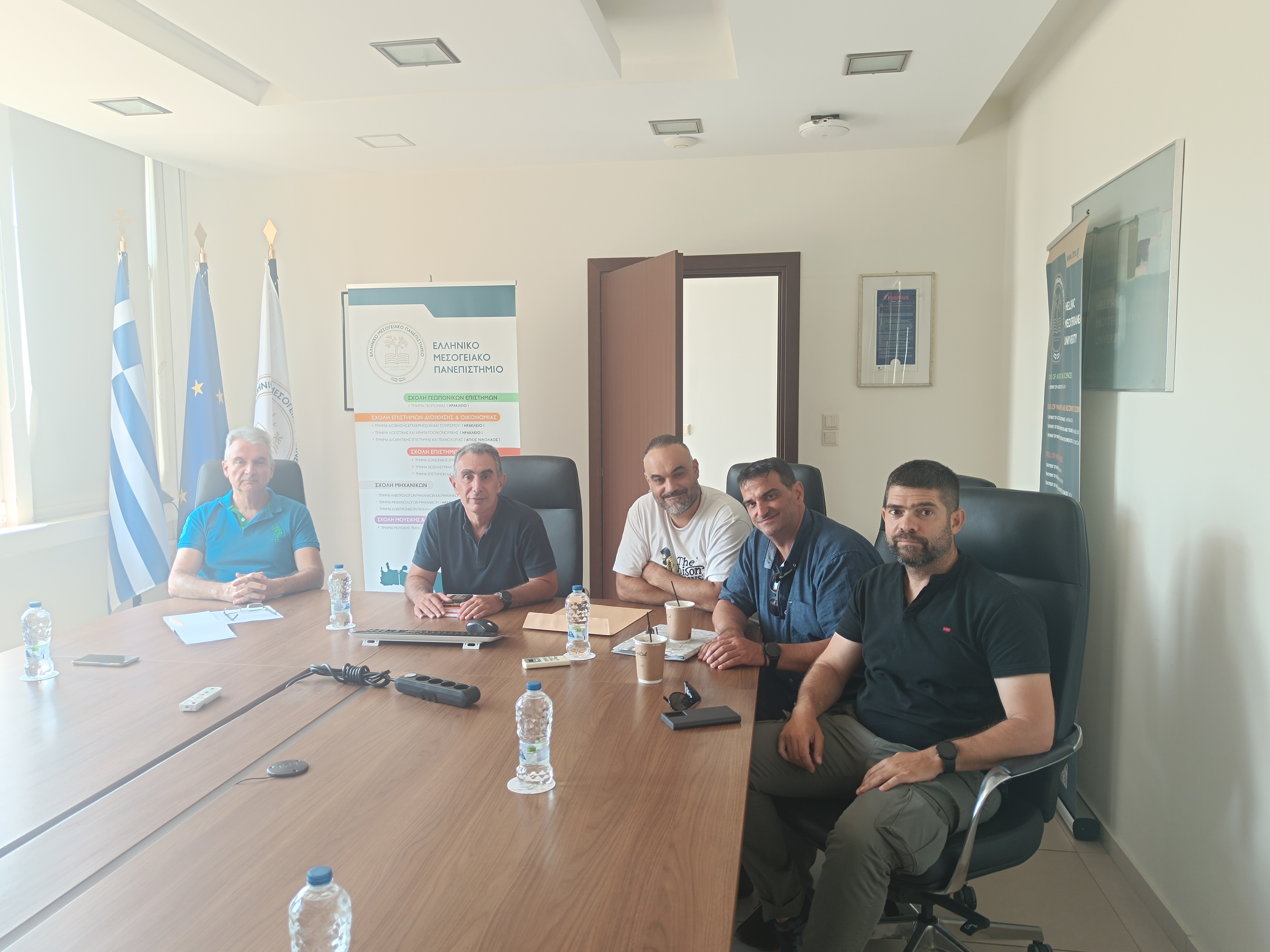 fotokatsaraki2.jpg Συνάντηση με τον Πρύτανη του Ελληνικού Μεσογειακού Πανεπιστημίου (ΕΛΜΕΠΑ), κ. Νικόλαο Κατσαράκη