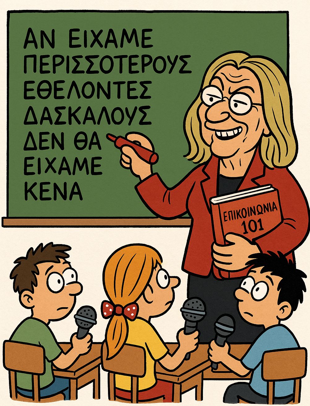 eikona.jpg γελοιογραφία της βούλτεψη σε τάξη