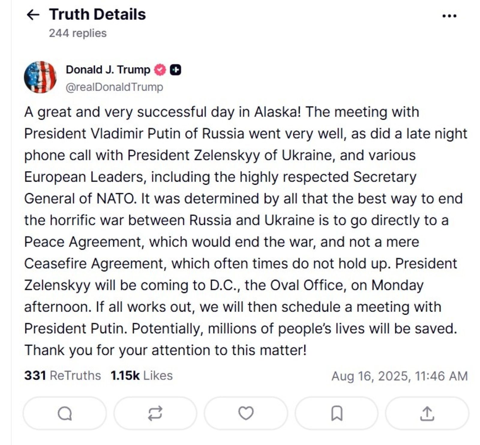 tweet trump
