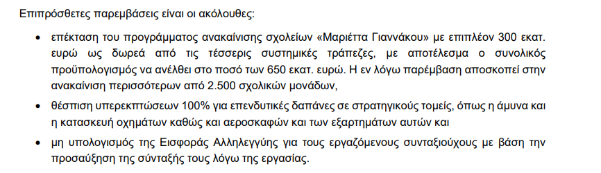 Προσχέδιο Κρατικού Προϋπολογισμού 2026 για τα σχολεία
