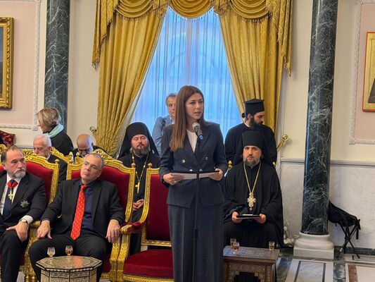 Σοφία Ζαχαράκη στα Ιεροσόλυμα