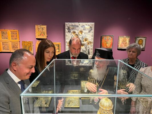 Σοφία Ζαχαράκη στα Ιεροσόλυμα