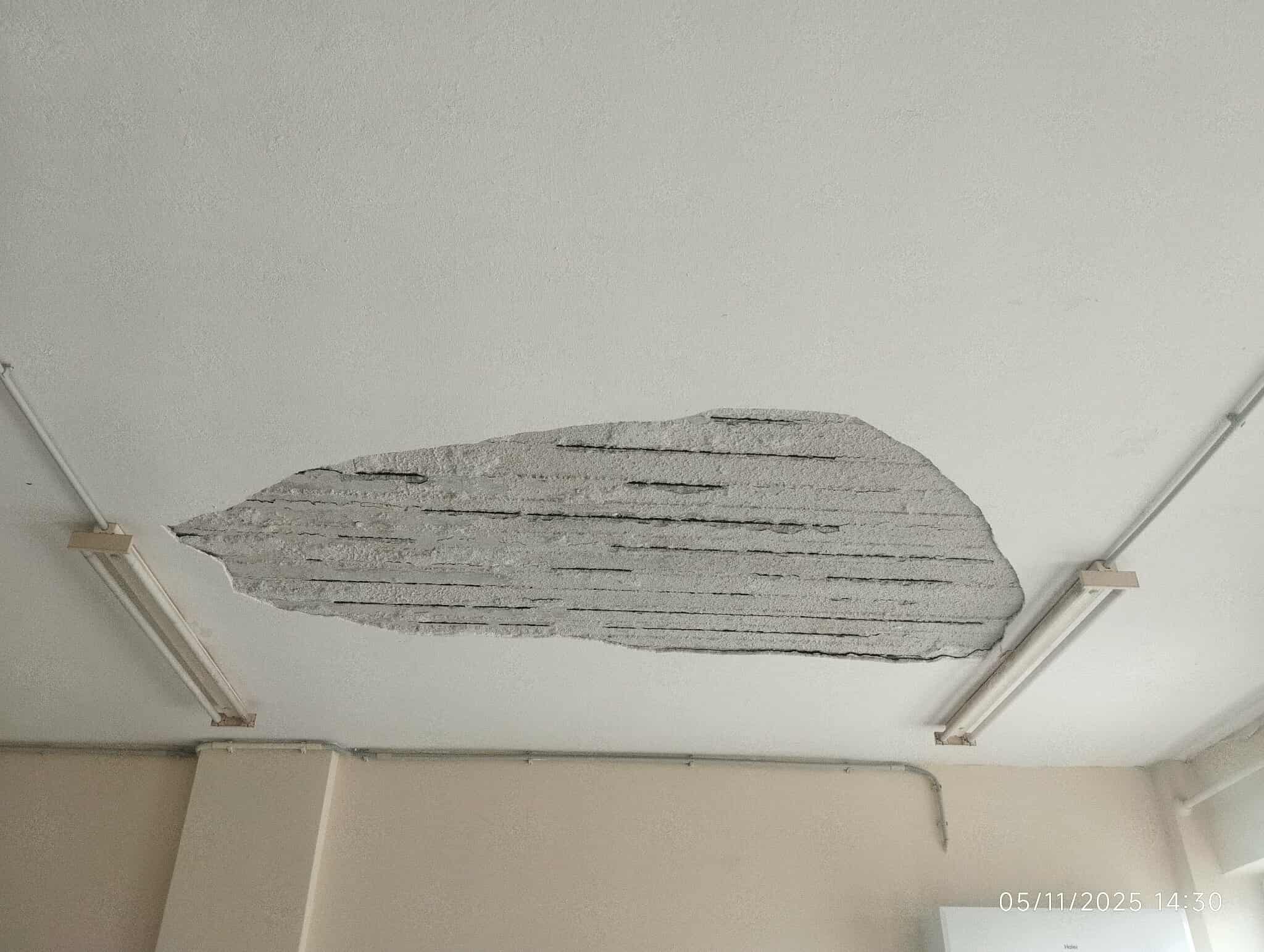 Κατέρρευσε οροφή σε σχολείο