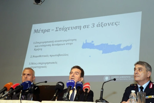 Χρυσοχοΐδης στο Ρέθυμνο για τα νέα μέτρα κατά της οπλοκατοχής και οπλοχρησίας 