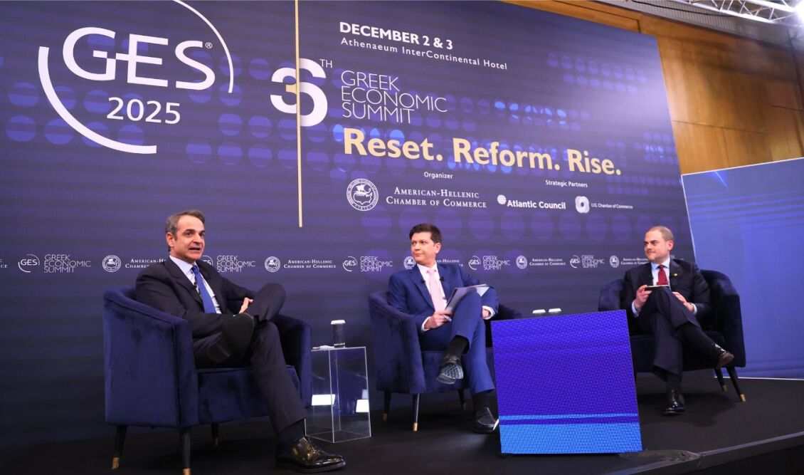 Ο Κυριάκος Μητσοτάκης σε ομιλία στο 36ο Greek Economic Summit