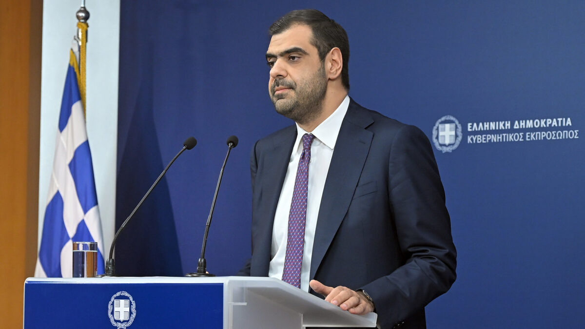 Ο κυβερνητικός εκπρόσωπος Παύλος Μαρινάκης