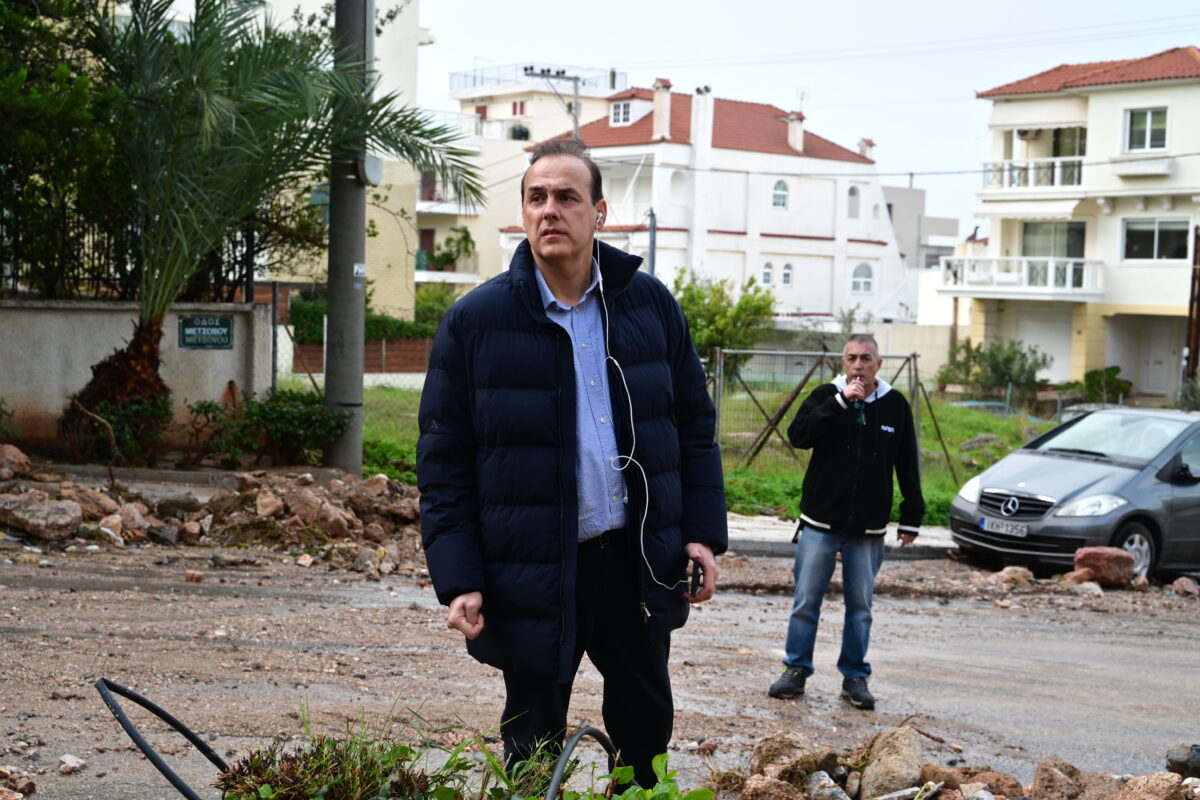 ο δήμαρχος Γλυφάδας στις καταστροφές μετά την κακοκαιρία