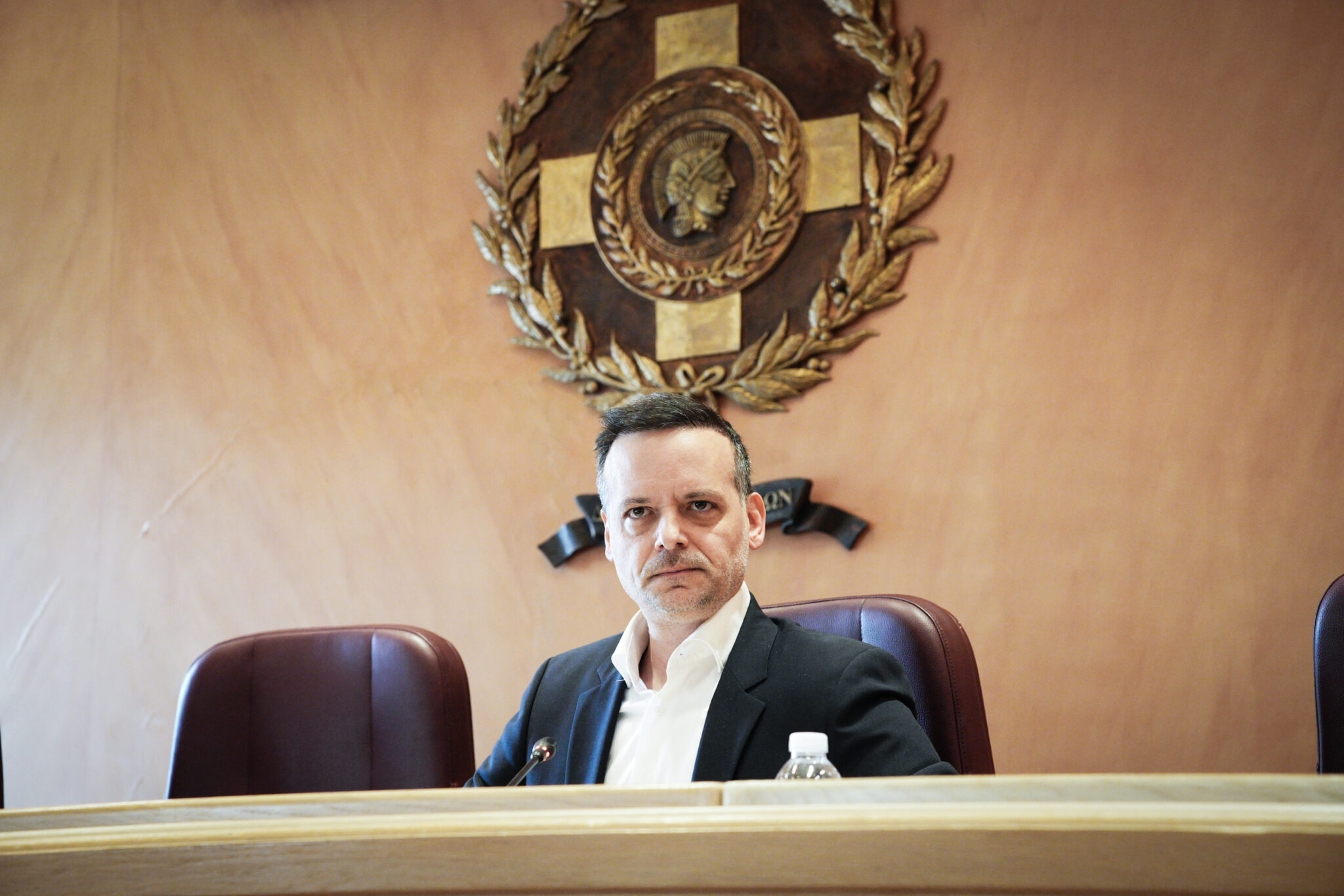 xarhs_doukas.jpg Σύσκεψη Χάρη Δούκα με εκπροσώπους της ΟΛΜΕ, της ΔΟΕ και της ΑΓΣΜΕ