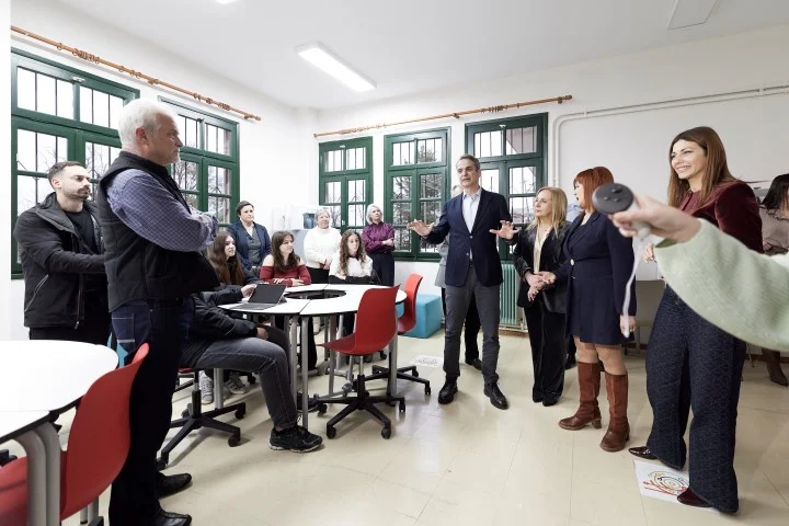 Επίσκεψη Μητσοτάκη στο Κέντρο Καινοτομίας Ηπείρου