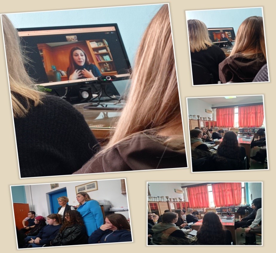 Συνέντευξη των μαθητών του 2ου ΓΕΛ Ιωαννίνων με την Υπ. Παιδείας Σ. Ζαχαράκη