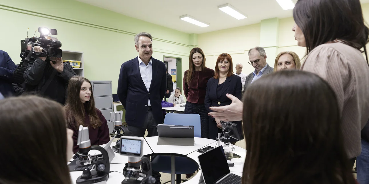 Επίσκεψη Μητσοτάκη στο Κέντρο Καινοτομίας Ηπείρου