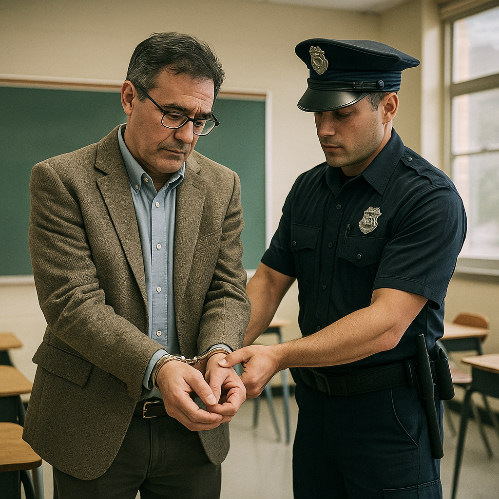 συλληψη εκπαιδευτικού