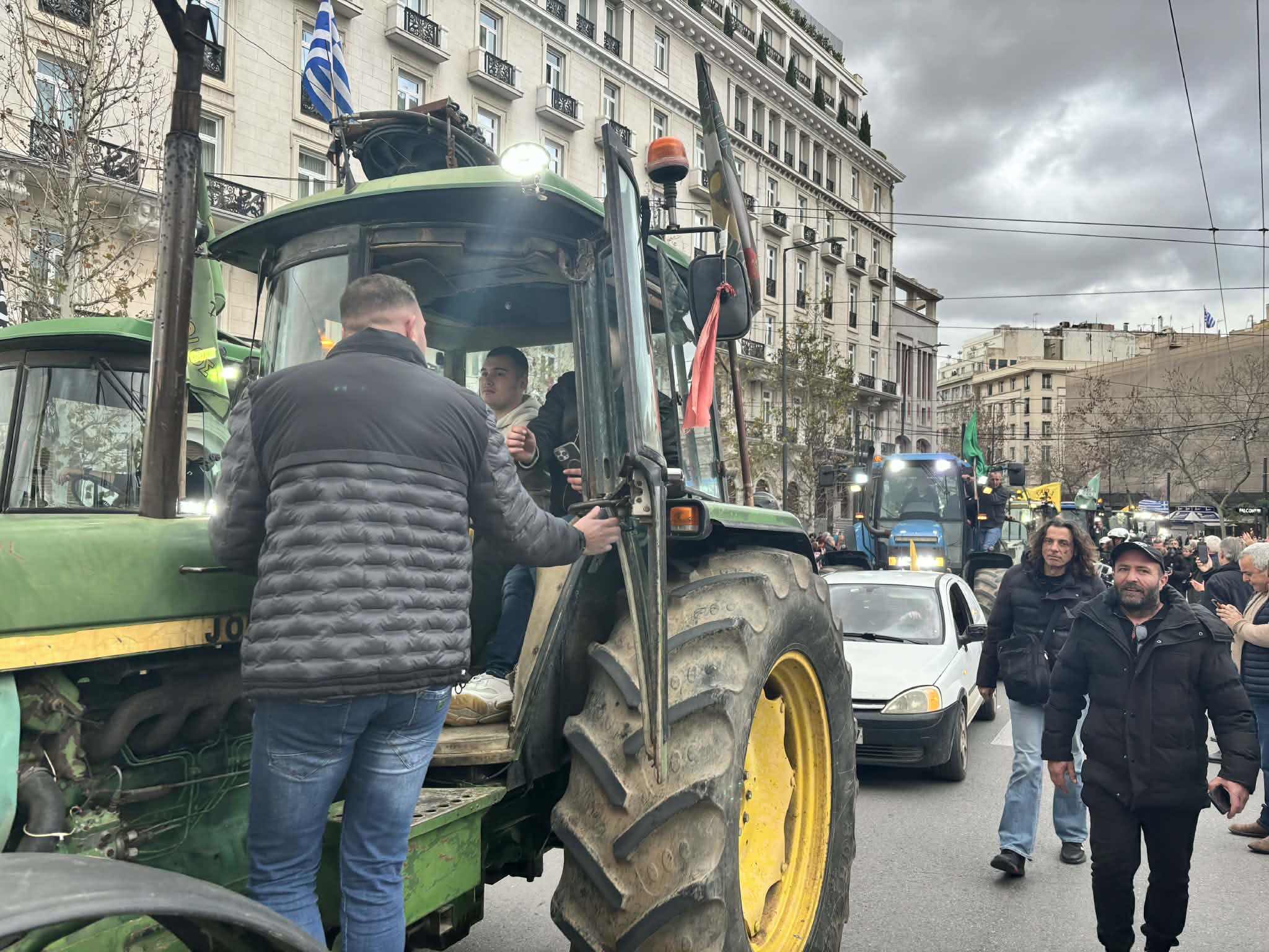 Αγρότες στο Σύνταγμα