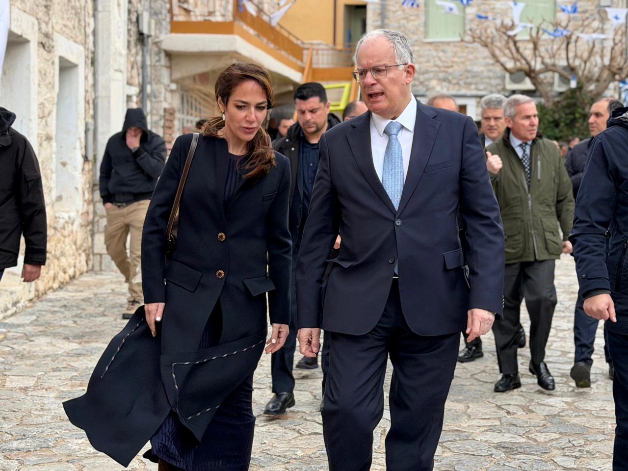 Η Δόμνα Μιχαηλίδου εκπροσώπησε τον Πρωθυπουργό στις εκδηλώσεις για την επέτειο της 17ης Μαρτίου 1821 στην Αρεόπολη