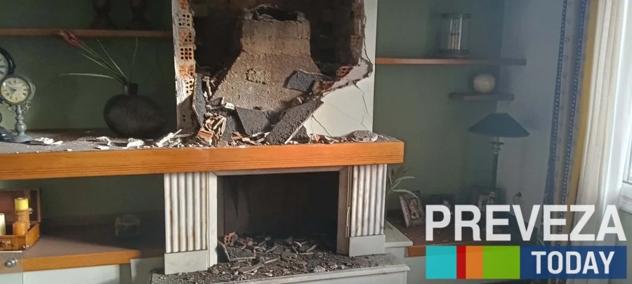 Έπεσε κεραυνός σε σπίτι στην Πρέβεζα