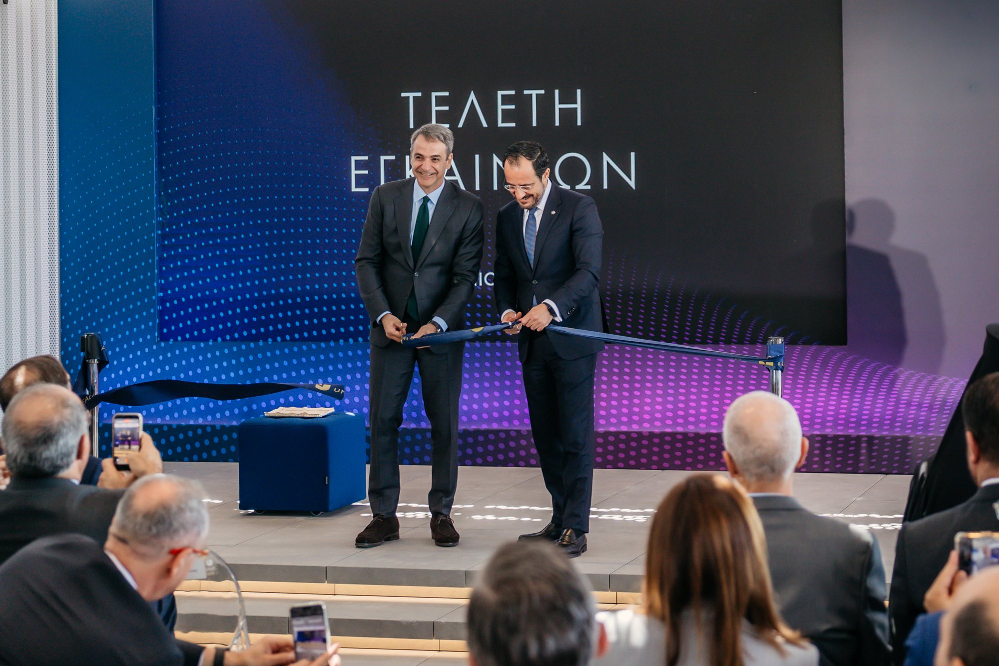 Κυριάκος Μητσοτάκης στο παράρτημα Λευκωσίας