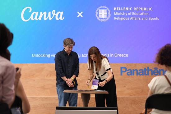 img_6156.jpg Μνημόνιο Συνεργασίας του Υπουργείου Παιδείας με την Αυστραλιανή εταιρεία τεχνολογίας Canva για δωρεάν πρόσβαση μαθητών και εκπαιδευτικών στην πλατφόρμα Canva Education