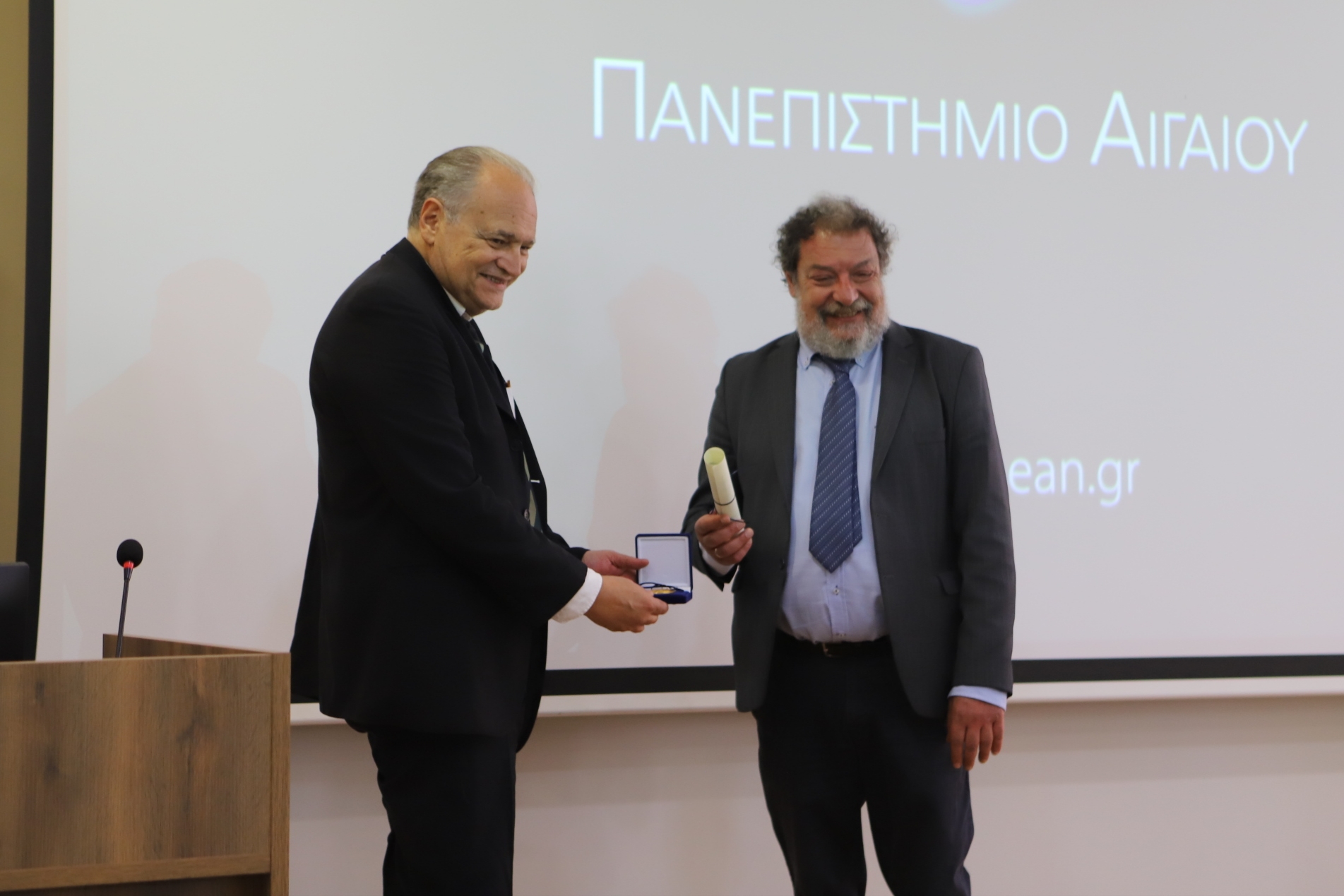 Εγκαίνια νέου κτιριακού συγκροτήματος του Πανεπιστημίου Αιγαίου στη Μυτιλήνη και απονομή Χρυσού Μεταλλίου 