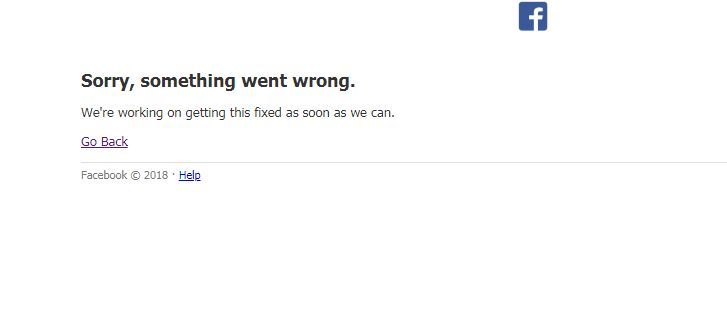 Facebookdown