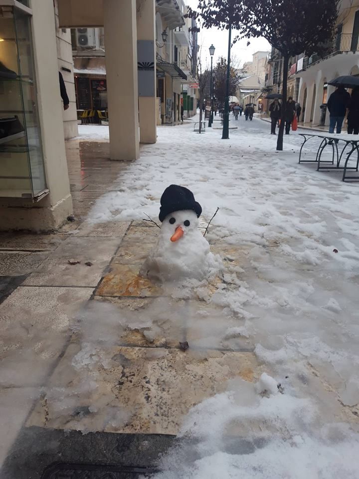 Χιόνι στην Κέρκυρα