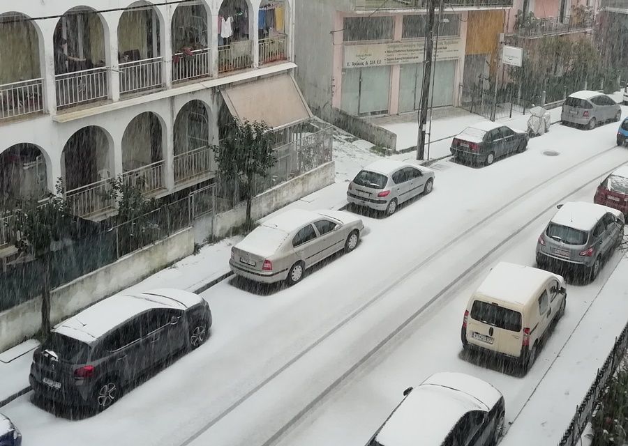 Χιόνι στην Κέρκυρα