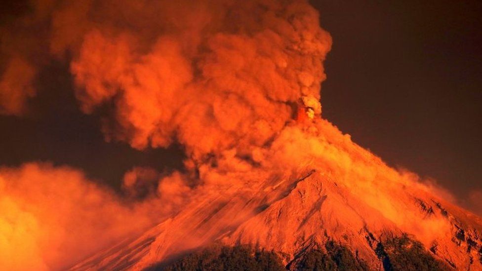 έκρηξη ηφαιστείου στη Γουατεμάλα