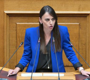 Η υφυπουργός Εσωτερικών, Βιβή Χαραλαμπογιάννη