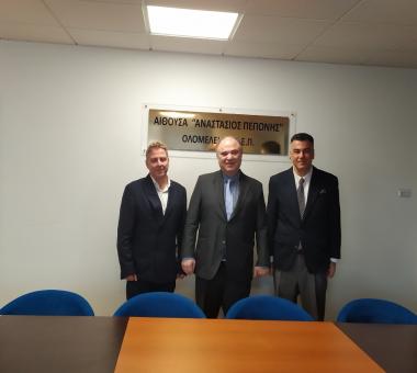 Ο πρόεδρος του ΑΣΕΠ Θάνος Παπαϊωάννου σε συνάντηση με την ΟΙΕΛΕ