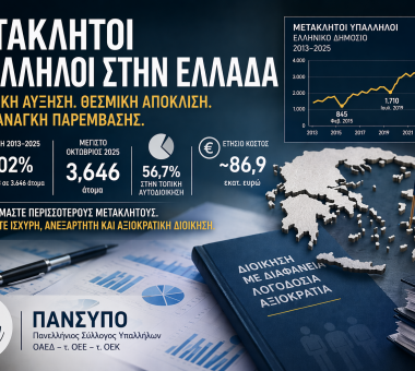Μετακλητοί στην Ελλάδα, μελέτη ΠΑΝΣΥΠΟ