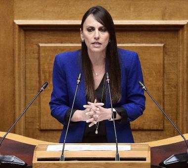 Η υφυπουργός Εσωτερικών, Βιβή Χαραλαμπογιάννη