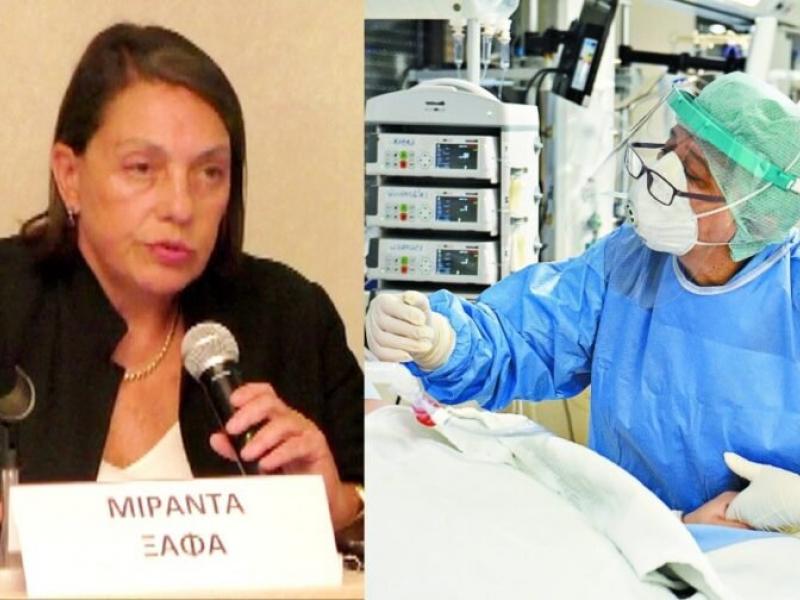 Η Μιράντα Ξαφά ζητά να πληρώνουν τα νοσήλια για κορονοϊό οι ανεμβολίαστοι