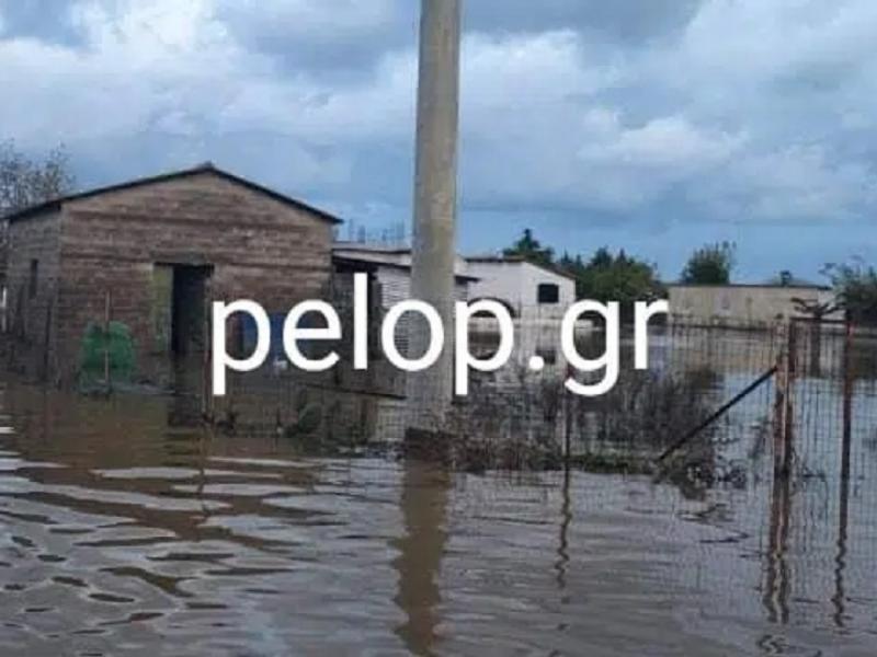 Πλημμύρες σε Αχαΐα: Ανέβηκε η στάθμη στο Μετόχι – Συναγερμός για εγκλωβισμένους