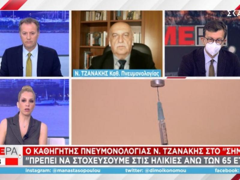 Κορονοϊός – Τζανάκης: Έως 100 νεκροί τη μέρα τα Χριστούγεννα