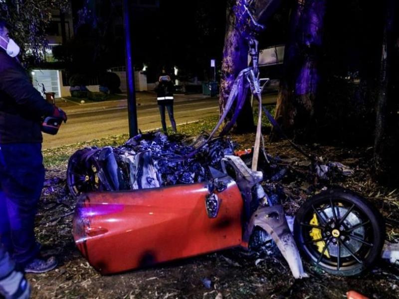 Ferrari ατύχημα, Βάρη, αυτοκίνητο, τρακάρισμα, νεκρός