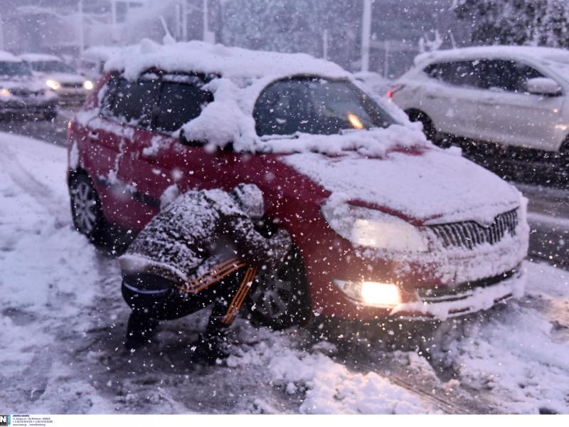 Κακοκαιρία «Μπάρμπαρα» - Νέο έκτακτο δελτίο από την ΕΜΥ: Καταιγίδες χιονιού σήμερα
