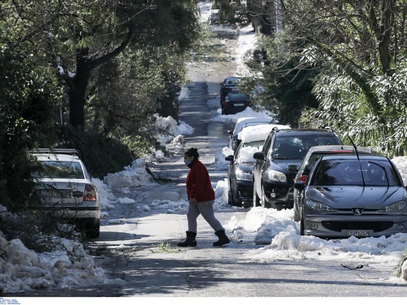 Χιόνι στην Αθήνα