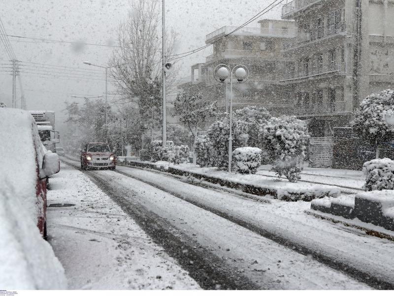 Χιόνια στην Αθήνα