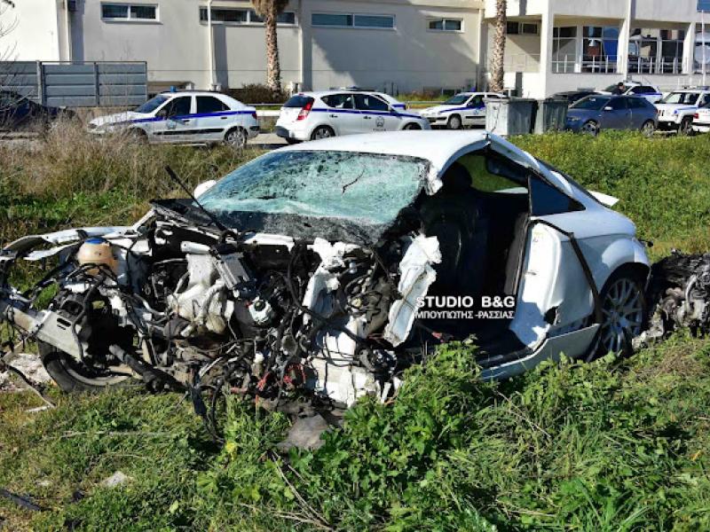 Τροχαίο στο Ναύπλιο: Κόπηκε στη μέση αυτοκίνητο – Ένας νεκρός και δύο σοβαρά τραυματίες